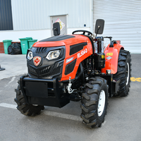 Professioneller 50PS 60PS 70PS 4WD Gelenk-Minipflug Langlebiger Effizienter Zuverlässiger Kleiner Landwirtschaftstraktor mit Getriebe