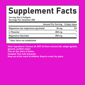 Gélules de L-Théanine de Qualité Supérieure : Favorisent la Paix Intérieure, Maintiennent l'Équilibre Physique et Assurent la Santé Quotidienne - Product Image 3