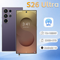 Téléphone portable S26 Ultra 5G, écran HD de 6,9 pouces, 22 Go + 2 To de stockage, batterie de 8000 mAh, NFC, déverrouillage facial, double SIM, smartphone Android
