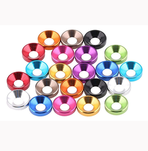 Red Aluminum Anodized Washers Set for <b>Screws</b> - Product Image 3