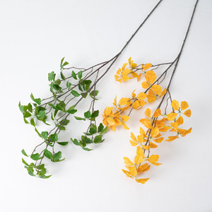 Flores Artificiales de Tela de Seda con Diseño de Guanyin y Loto, Estilo Chino, Follaje de Bajo Mantenimiento, Duraderas, Visualmente Atractivas para el Hogar - Product Image 2