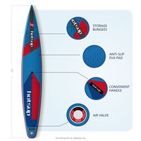 Logo gonflable de planche à pagaie de SUP de nouvelle conception préférée disponible anti-fuite en PVC résistant pour la mer et le lac