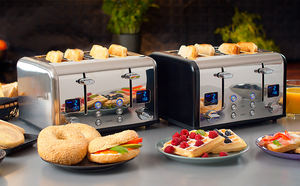 <span class=keywords><strong>Grille</strong></span>-<span class=keywords><strong>pain</strong></span> électrique à 4 tranches en acier inoxydable, <span class=keywords><strong>grille</strong></span>-<span class=keywords><strong>pain</strong></span> avec Grill - Product Image 6