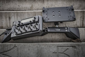 Fury 2020 2021 <span class=keywords><strong>2022</strong></span> KIT DE PANEL DE CONTROL DE Radio de aleación de aluminio CON SOPORTE DE TABLET para Jeep Gladiator JT - Product Image 3