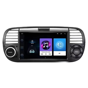 Estéreo de coche Android de 8 pulgadas con espejo Carplay de navegación GPS para <span class=keywords><strong>Fiat</strong></span> <span class=keywords><strong>500</strong></span> 2007 - 2015 REPRODUCTOR DE DVD Multimedia portátil - Product Image 1