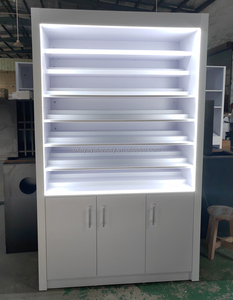 beauty display rack cosmetic salon cabinet nail polish wall display rack white shelves
