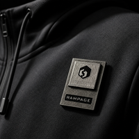 Patch thermocollant personnalisé en TPU argenté brillant, logo métallique en relief 3D pour chapeau, veste, sac