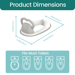 Asiento de entrenamiento para ir al baño reversible para niños pequeños con cojín suave y diseño de doble uso para practicar en el baño - Product Image 2