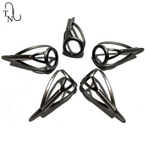 Anillas de caña de pescar TAKEDO TN90 TUKWLSG color gris ahumado SIC para carpas y surfcasting, componentes para la construcción de cañas, accesorios DIY para cañas. - Product Image 6