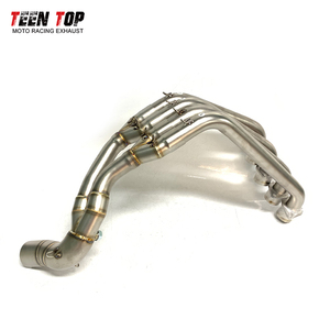 Tubo de escape para HONDA CBR650R CB650R 19-23/CBR650F <span class=keywords><strong>CB650F</strong></span> /14-18, tubo de enlace frontal de escape para motocicleta, silenciador de escape de 51MM - Product Image 3