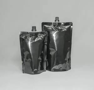 Op maat gemaakte transparante staande spuitzak van biologisch afbreekbaar plastic voor dranken, voor milieuvriendelijke opslag - Product Image 5