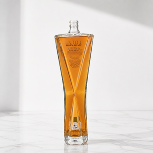 Luxuriöse Elegante 700ml Wodka-Flasche, Maßgefertigte Einzigartige Form Spirituosen-Glasflasche für Premium-Alkoholverpackungen - Product Image 2
