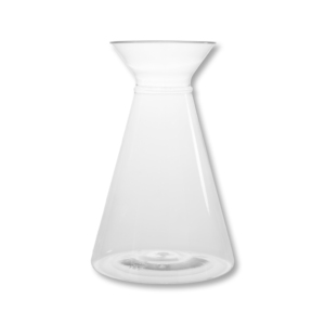 Jarrón Cónico Transparente de Plástico para Decoración del Hogar - Product Image 2
