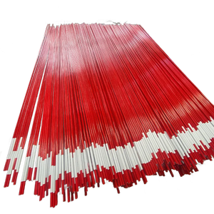Estacas de nieve de fibra de vidrio para exteriores de alta resistencia, marcador de carretera reflectante de seguridad en carretera, poste de entrada - Product Image 1
