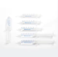2025 Gel blanqueador de dientes de menta profesional 35% HP 44% CP jeringa blanca uso en clínica Oral accesorios de blanqueamiento de dientes multiusos