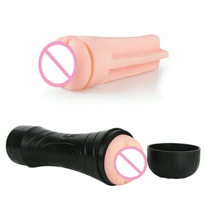 Tweekoppige Vliegtuigbeker Seksspeeltjes Mannelijke Masturbator Cup Deep Throat Masturbator Speelgoed Voor Man - Product Image 4