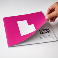 Service d'impression personnalisé pas cher pour catalogues, brochures et dépliants d'entreprise Jiangsu, reliure plastique, papier offset 300 g/m²
