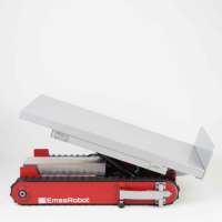 Chariot de manutention motorisé pliable EmssRobot-Titan Lifter pour le déplacement de racks de serveurs, chariot de courses OEM