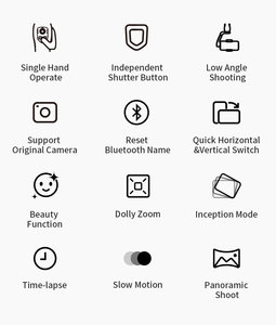 Trípode Selfie Stick 360 con Estabilizador Gimbal de 3 Ejes, Seguimiento IA, Barra de Extensión Integrada, Batería de 2500mAh, Soporte para Teléfono para iOS/<span class=keywords><strong>Android</strong></span> - Product Image 3