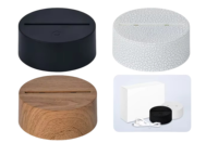 Veilleuse LED de bureau en ABS, petite lampe à diode électroluminescente, alimentation secteur