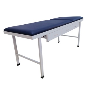 Bệnh viện Hướng dẫn sử dụng bệnh nhân kiểm tra giường cố định chiều cao với 3 ngăn kéo Hướng dẫn sử dụng điều chỉnh trở lại phần cáng loại - Product Image 3