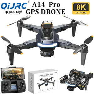 A14 người mới bắt đầu bay không người lái lớn không chổi than GPS mới 4K máy ảnh 6-trục con quay hồi chuyển thông minh tránh chướng ngại vật có thể gập lại thiết kế từ xa - Product Image 6