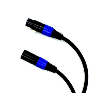 Cable de audio XLR macho a hembra de 1,5 m, cable de micrófono equilibrado de grado profesional para equipos de audio y video - Product Image 1