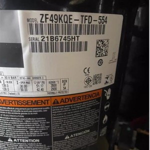 Compresor Scroll Copeland Emerson ZF49KQE-PFV-564 para Uso Industrial Criogénico - Product Image 2