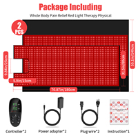 Saco de Dormir de Terapia de Luz Roja de Cuerpo Completo 660nm 850nm 2520 LEDs 270W con Temporizador de Atenuación por Pulsos para Alivio del Dolor