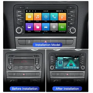 2003-2011 Audi A3 8P Sportback S3 RS3 unidad principal de Radio de coche tablero Multimedia GPS autorradio reproductor inalámbrico Carplay <span class=keywords><strong>Android</strong></span> USB - Product Image 3