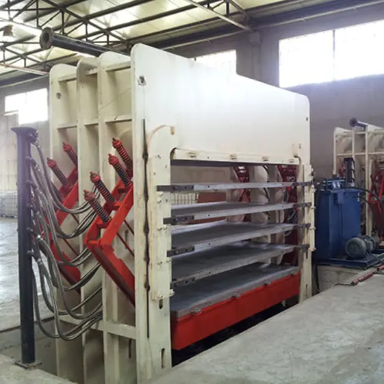 Door skin press machine/wood moulded door laminating hot press