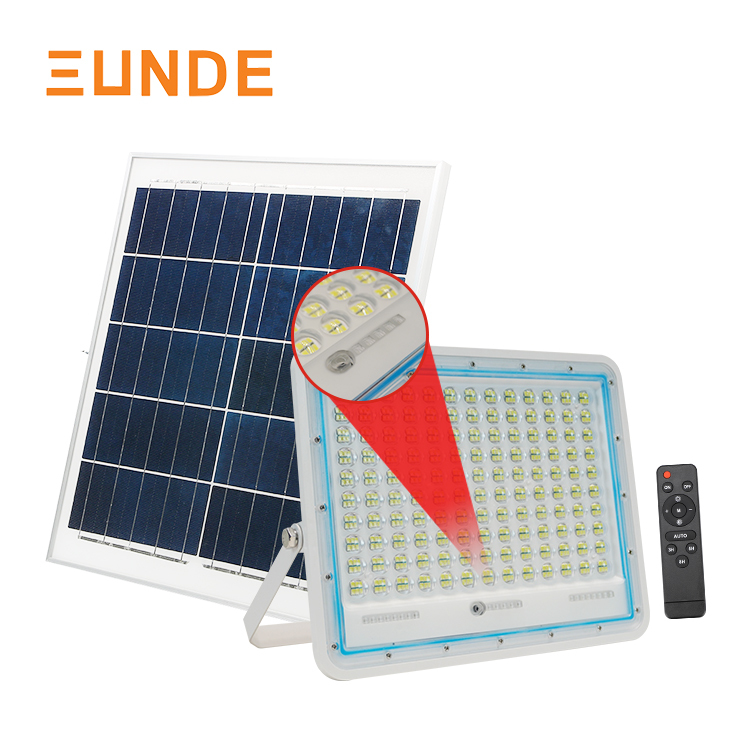 SUNDE IP65 Portable LED Flood Light Solar 100-1000Watt Small Outdoor Garden Lamp ABS Material Body
