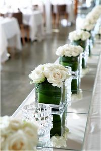 High Quality Clear Square Glass Cube Vase and Holder Great for Candle Flowers Packaging - Product Image 3