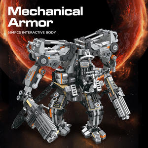 JIESTAR JJ9170 684PCS Série de films Hacker Empire Robot Ornement Blocs de construction Modèle Jouet éducatif technique Cadeau de festival - Product Image 5