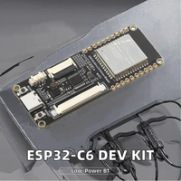 Carte de développement de microcontrôleur ESP32-C6-WROOM-1-N8, kits Wi-Fi 6 basse consommation 2,4 GHz avec carte Opporeno 7 et module ESP32-C6