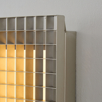 Lámpara de pared minimalista para baño, luz de pared de malla mecánica creativa, diseño de iluminación, lámpara de pared Led, lámpara de pared para cabecera, lámpara de interior