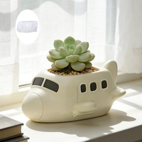 Moule en silicone Avion 'Early Riser' GJHP 197 pour projets DIY en plâtre, coupelles à bougies, pots de fleurs, coupelles de rangement, ornements et moulages décoratifs