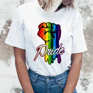 Custom Printed Lgbt No Minimum I Am A Safe Person Rainbow Pride T-Shirts Cotton Hoodie Lgbt T-Shirts Pride T Shirt For Men Girls