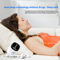 L'appareil de sommeil CES à microcourant portable vous aide à dormir et à vous détendre, et décompresse votre appareil de sommeil avec des pinces d'oreille