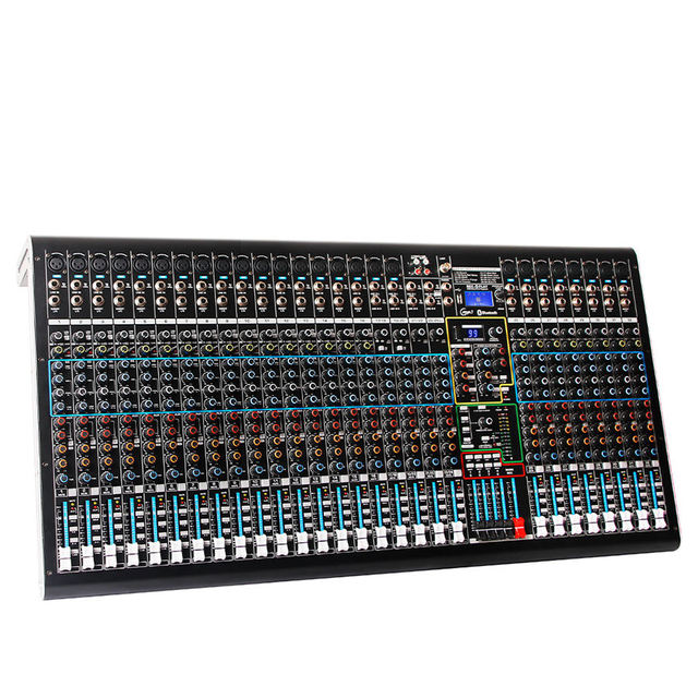 OEM DX32C Professional Audio Interface Mixer Digital Built-in 99 Types of Digital Effects Digital Music 32 Channel Audio Console