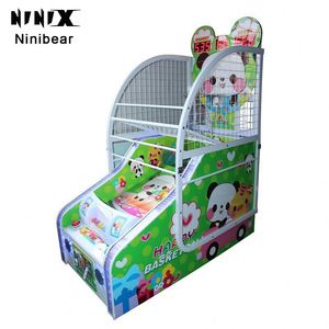 Two-person Children's Playground Basketball Shooting <b>Machine</b> Game Console <b>Amusement</b> Park Video Game Equipment Metal English - Product Image 3