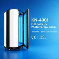 Appareil médical professionnel Kernel KN-4001, lampes UVB 311 nm 100 W, cabinet de photothérapie pour le traitement du psoriasis du corps entier