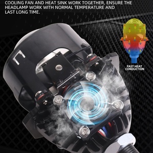 Sanvi S61 - Phare universel à double lentille de 2,5 pouces, projecteur laser super lumineux direct pour voiture et moto - Product Image 4