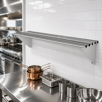 Étagère murale en acier inoxydable pour cuisine, support mural pour équipement de restauration