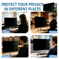 Filtre de confidentialité pour écran d'ordinateur, anti-espion, anti-reflet, anti-lumière bleue, vente en gros d'usine, pour PC de bureau 23 pouces 16:9