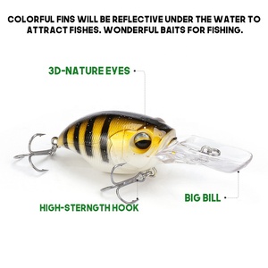 Señuelo de pesca de trucha Swimbait, personalizado, sin pintar, 4,8 cm, 11g, Mini manivela, para lubina - Product Image 6