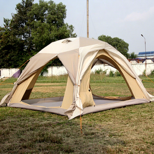 Tente dôme de camping pour 6-8 personnes, origine Vietnam, installation facile, tente en polycoton imperméable, poteaux en fibre de verre, tente extérieure pour le camping - Product Image 1