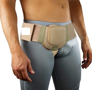 Ceinture médicale pour hernie inguinale gauche ou droite pour hommes, réglable, soutien post-chirurgical pour hernies inguinales - Product Image 4