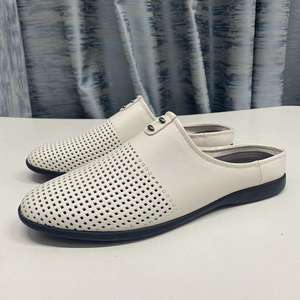 Zapatos de Playa para Hombre, Nuevos, de Verano, Otoño y Primavera, de Cuero Genuino, Casuales, Transpirables, Antiolor, Resistentes, Suaves - Product Image 2