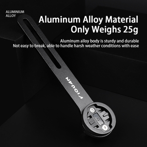 Soporte Integrado de Aleación de Aluminio para Ciclocomputador, Compatible con <span class=keywords><strong>Garmin</strong></span>, Bryton <span class=keywords><strong>y</strong></span> Cateye, para Bicicletas de Carretera - Product Image 4